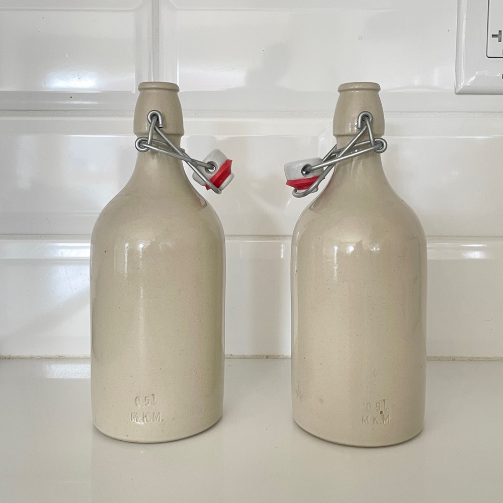 Antique MKM Sandstone Bottles